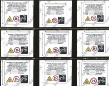 New York Code Compliant Warning Labels - Complete Set (DOWNLOAD)