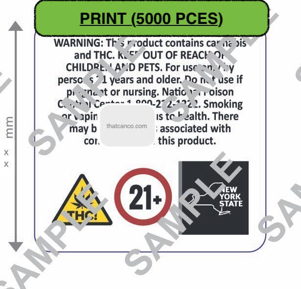 New York Smoking & Vape Warning Label 3 (PRINT READY)