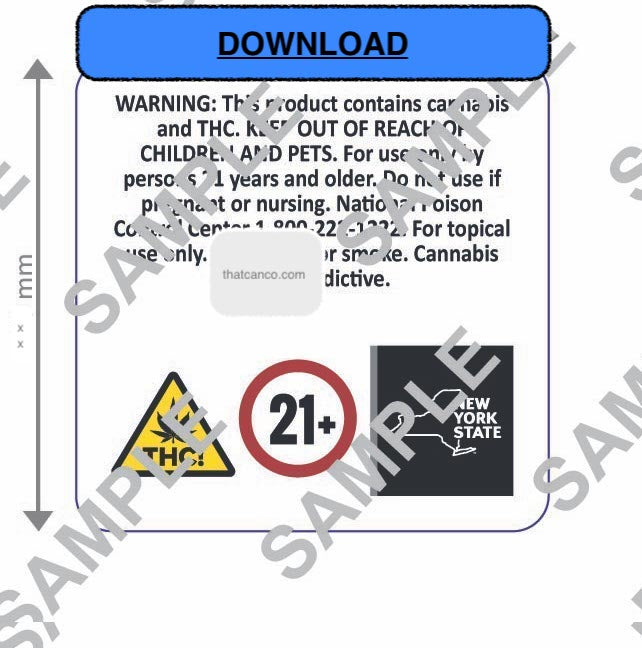 New York Topical Warning Label 1 (DOWNLOAD)