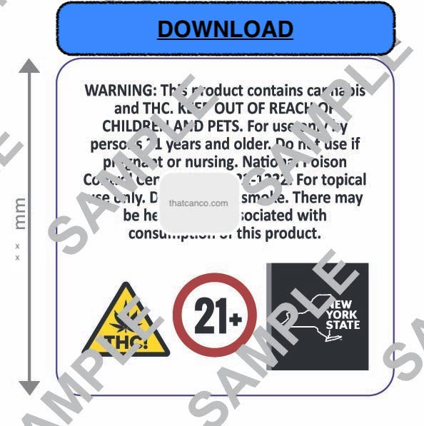 New York Topical Warning Label 3 (DOWNLOAD)