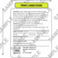 New Jersey Manufacturer Info Label- Edible (PLUG&PRINT)