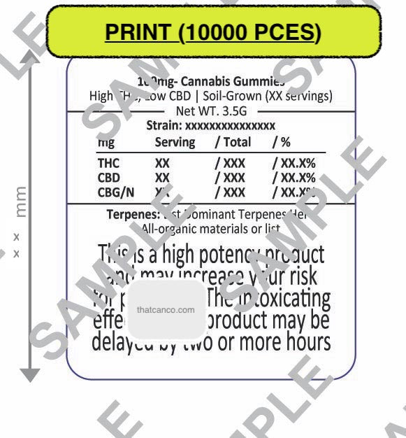 New Jersey PPDP-High Potency & Ingested (PLUG&PRINT)