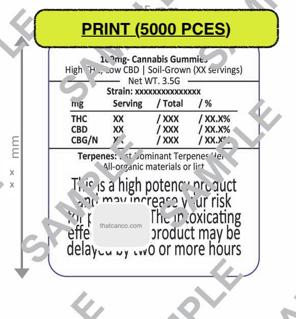 New Jersey PPDP-High Potency & Ingested (PLUG&PRINT)