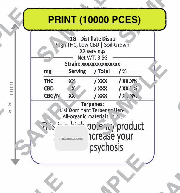 New Jersey PPDP-High Potency (PLUG&PRINT)