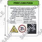 New York Smoking & Vape Warning Label 2 (PRINT READY)