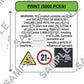 New York Smoking & Vape Warning Label 2 (PRINT READY)