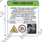New York Smoking & Vape Warning Label 2 (PRINT READY)