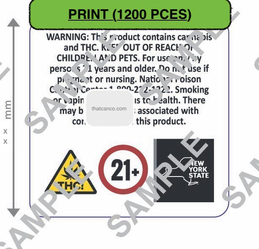 New York Smoking & Vape Warning Label 3 (PRINT READY)